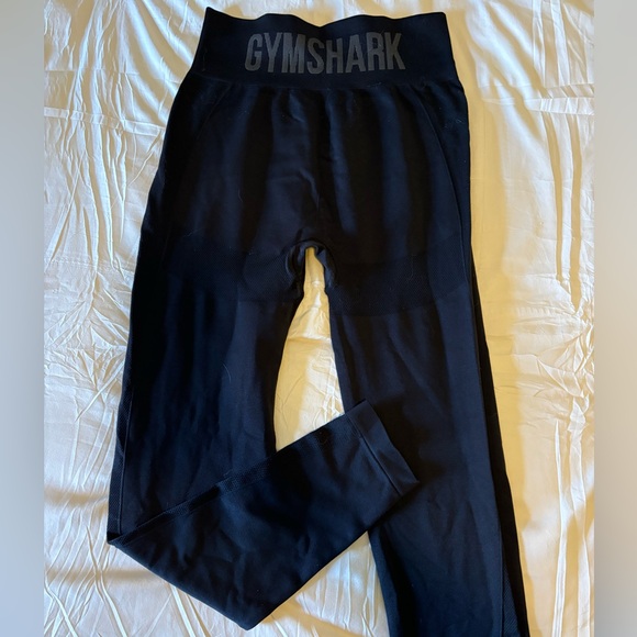 Gymshark seamless black gym leggings - Picture 1 of 3
